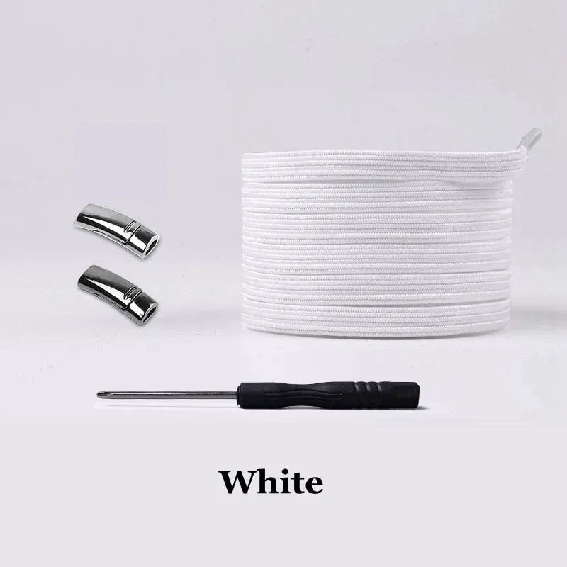 1Pair Fashion Magnetic Shoelaces Elastic No Tie Shoe Laces Kids Adult Unisex Flat Sneakers Shoelace Quick Lazy Laces Strings
