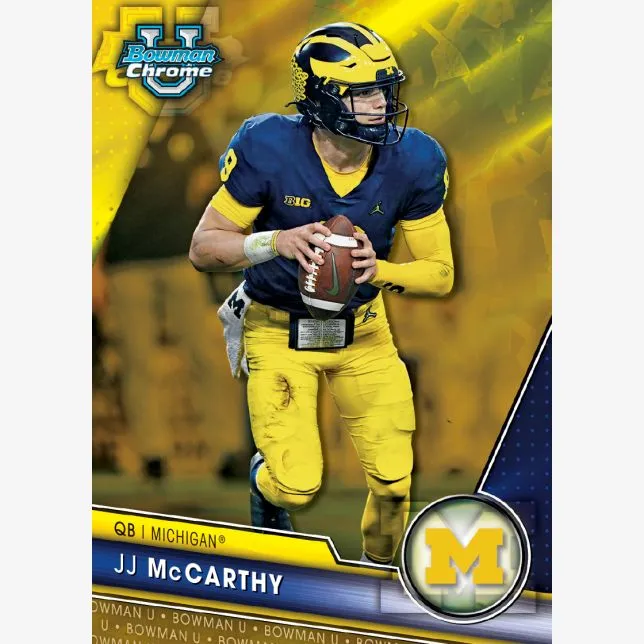 2023 Bowman University Chrome Football Sapphire Edition Hobby Box