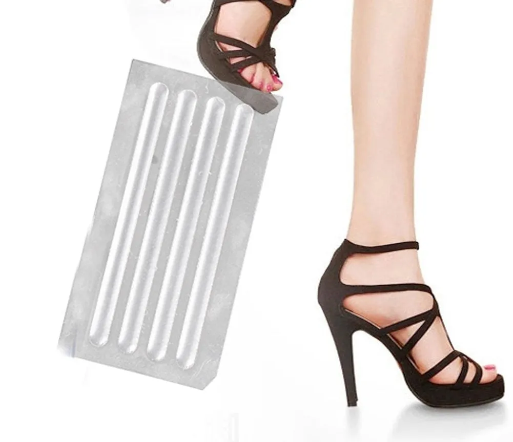 6 Sheets Invisible Anti-wear Foot Sandal Sticker,Self-Adhesive Clear Back Heel Sticker, Used in Foot Care