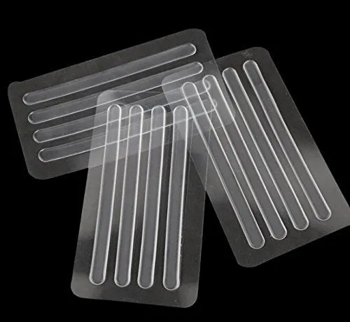 6 Sheets Invisible Anti-wear Foot Sandal Sticker,Self-Adhesive Clear Back Heel Sticker, Used in Foot Care