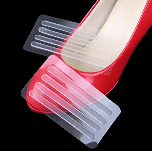 6 Sheets Invisible Anti-wear Foot Sandal Sticker,Self-Adhesive Clear Back Heel Sticker, Used in Foot Care