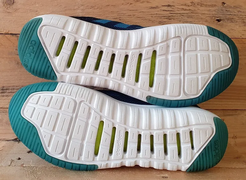 Adidas Cloudfoam Super Flex Low Trainers UK7.5/US8/EU41.5 AW4174 Solar Blue