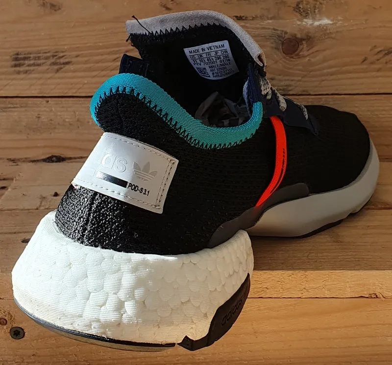 Adidas POD-S3.1 Low Textile Trainers UK10.5/US11/EU45 B28080 Core Black/White