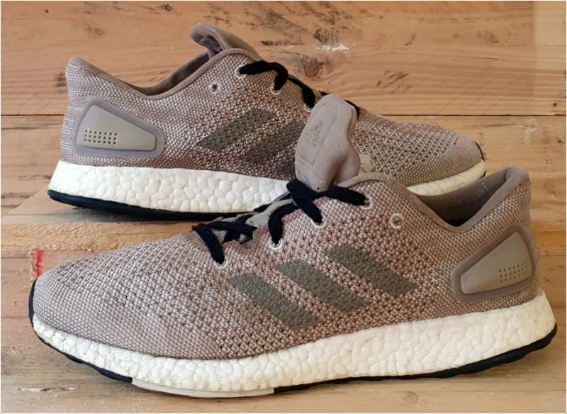 Adidas PureBoost DPR Low Primeknit Trainers UK8/US8.5/EU42 S82013 Trace Khaki