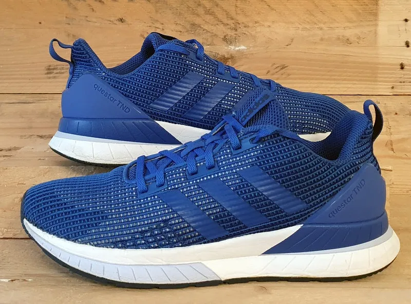 Adidas Questar TND Low Textile Trainers UK8/US9.5/EU42 DB1294 Blue/White
