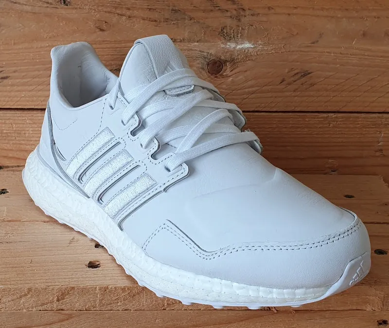 Adidas Ultra Boost Low Leather Trainers UK7/US7.5/EU40.5 EF1355 Triple White