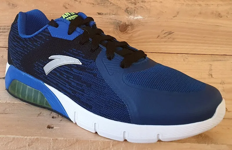 Anta Running Textile Trainers UK9.5/US10.5/EU44.5 11647772-6E Blue/Black/White