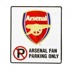 Arsenal FC Official Metal Football Crest No Parking Sign