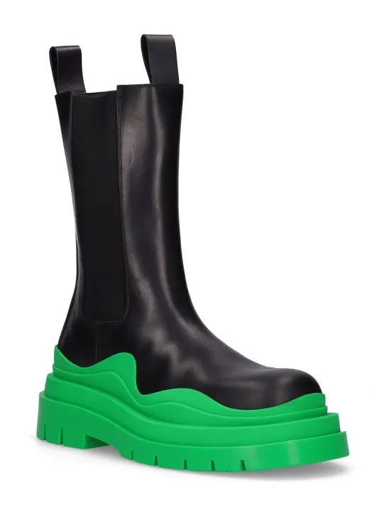 Bottega Veneta   55mm Tire leather Beatle boots 