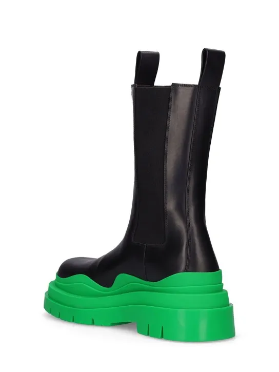Bottega Veneta   55mm Tire leather Beatle boots 