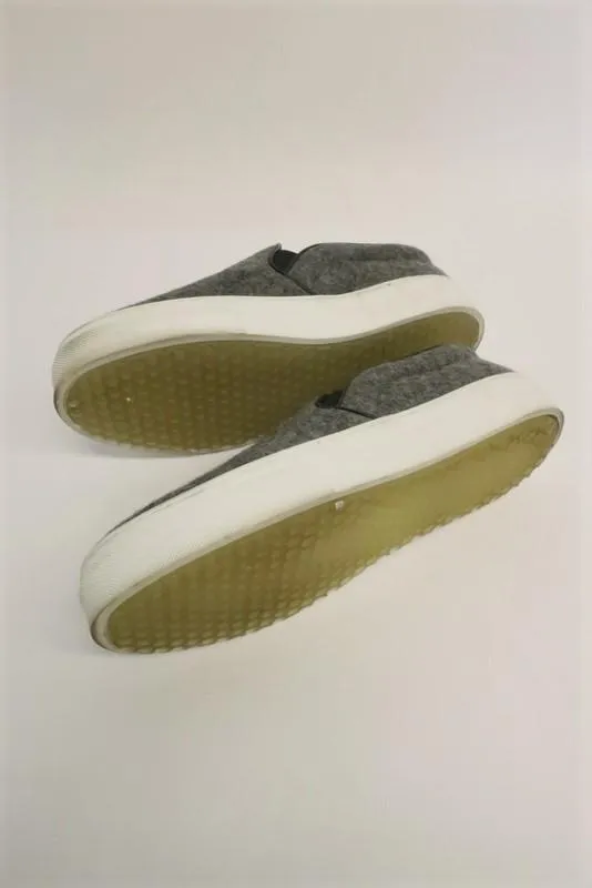 Celine Skate Sneakers Gray Flannel Size 37.5 Slip-On Flat