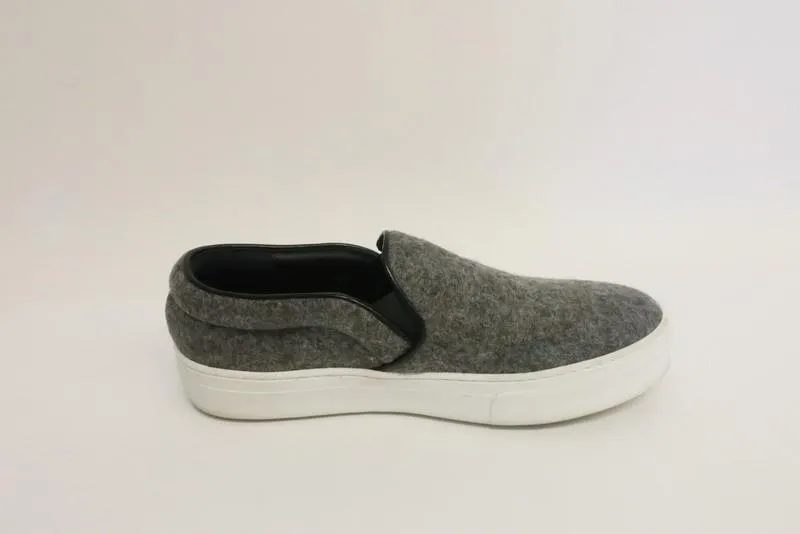 Celine Skate Sneakers Gray Flannel Size 37.5 Slip-On Flat