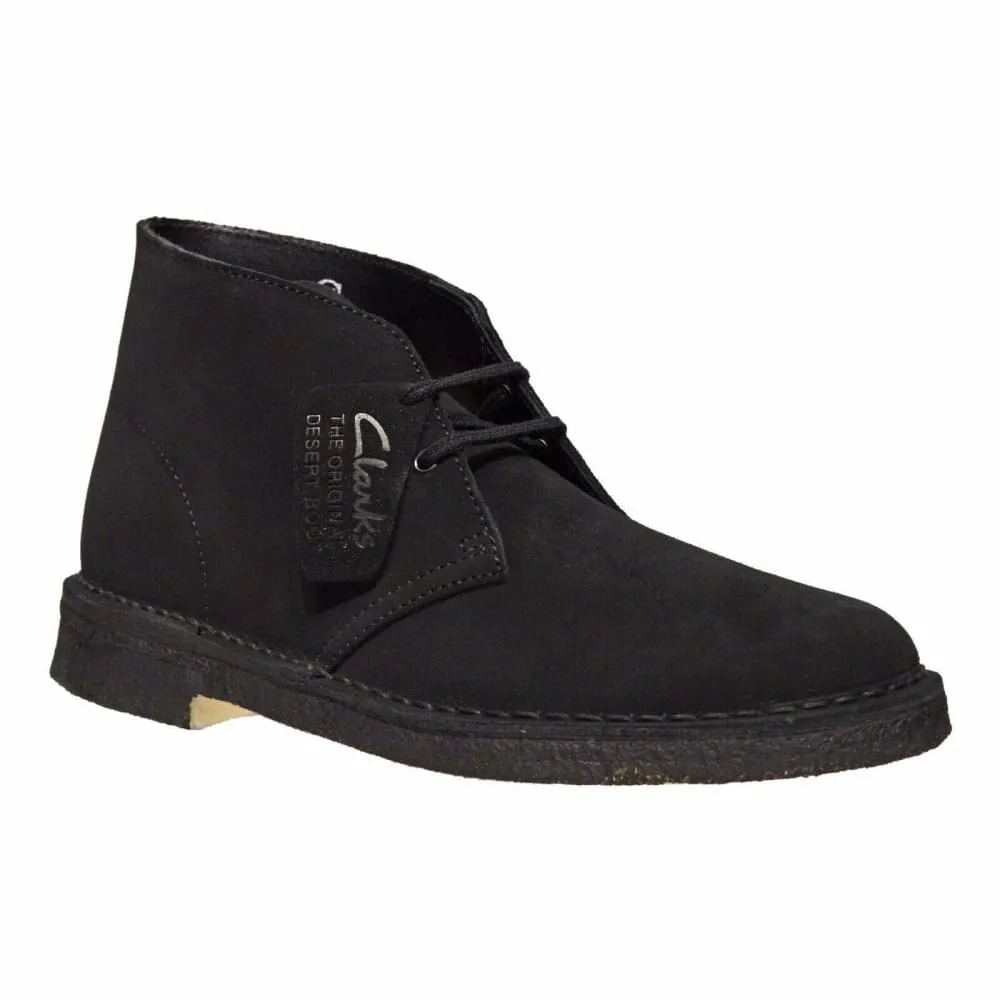 Clarks Originals Desert Boots Men's Black Suede 26155480