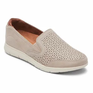 Cobb Hill Women's Lidia Slip Ons- Dove Nubuck