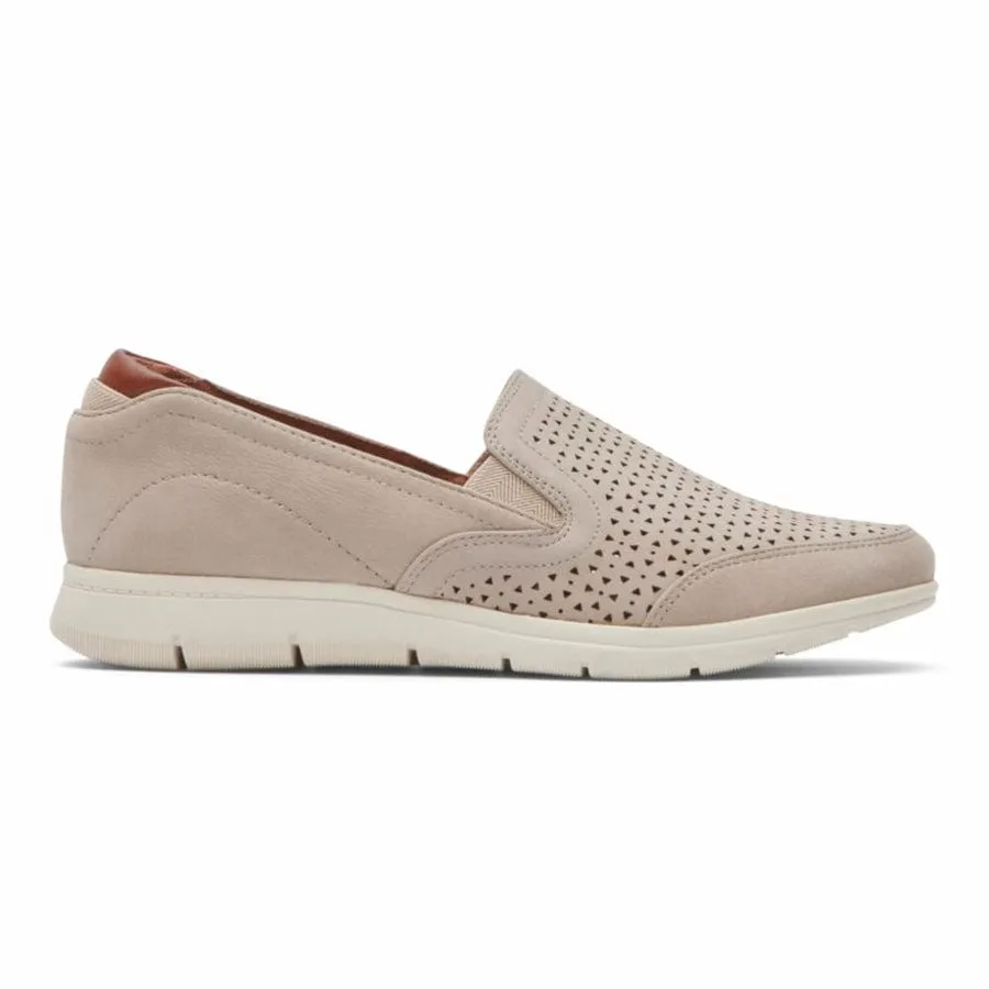 Cobb Hill Women's Lidia Slip Ons- Dove Nubuck