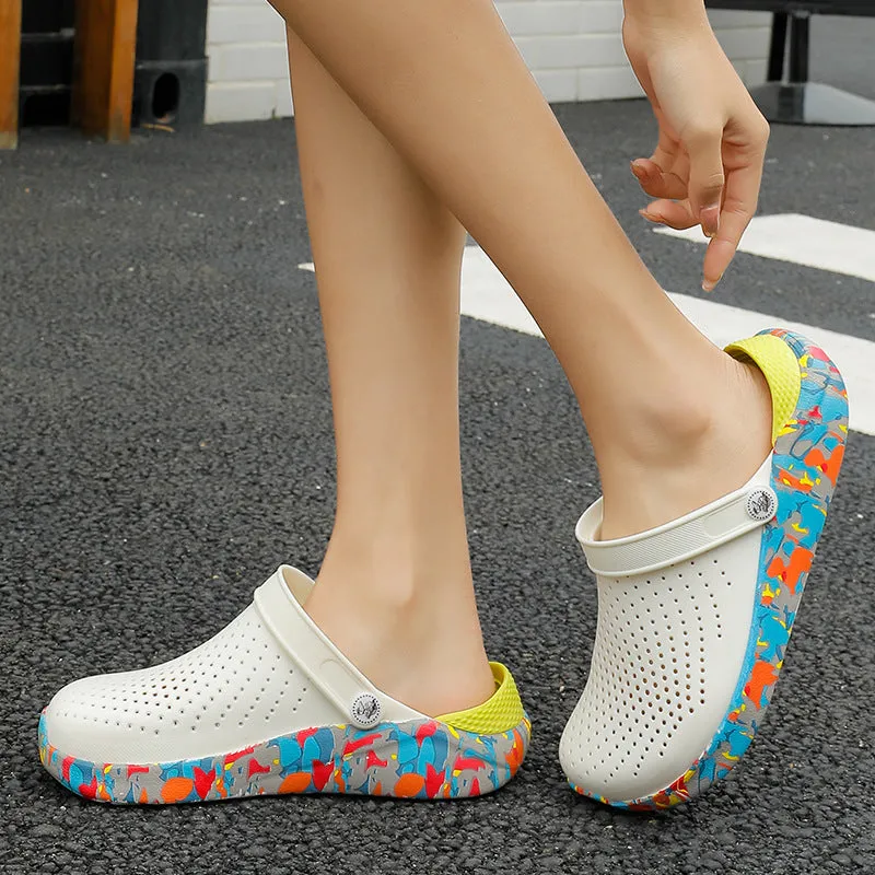 Colorful Sole Clogs