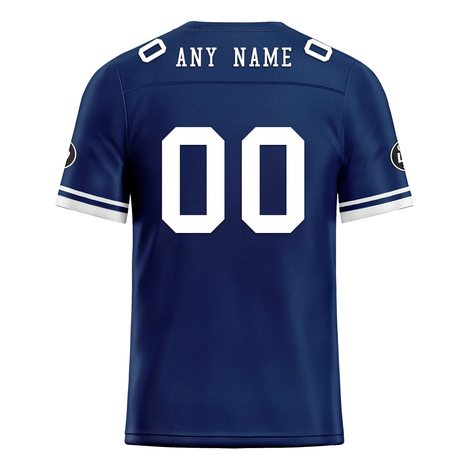Custom Blue Dallas Personalized Authentic Football Jersey FBJ02-D020263-9