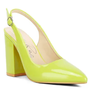 Dalaney Slingback High Block Sandals