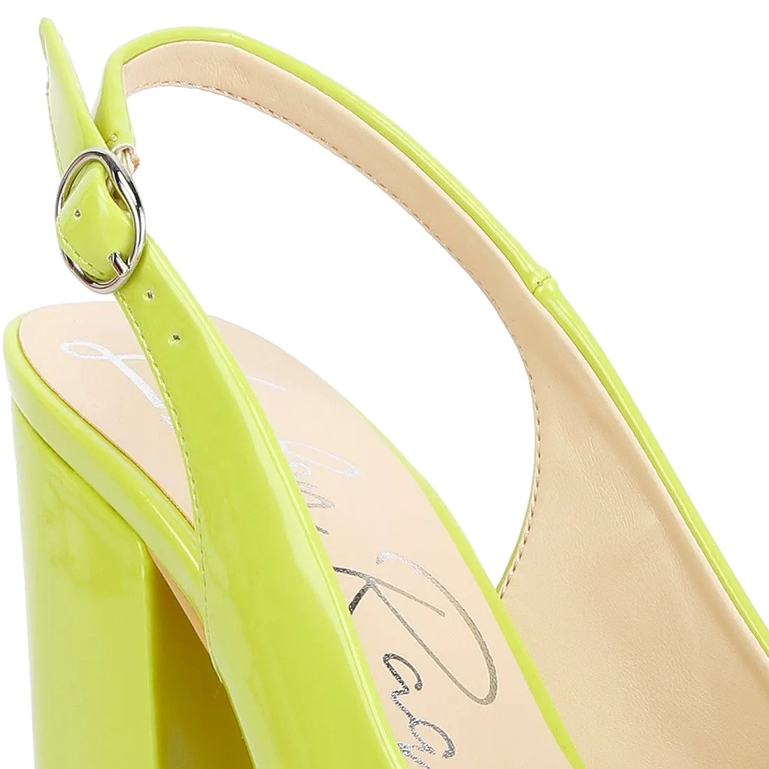 Dalaney Slingback High Block Sandals