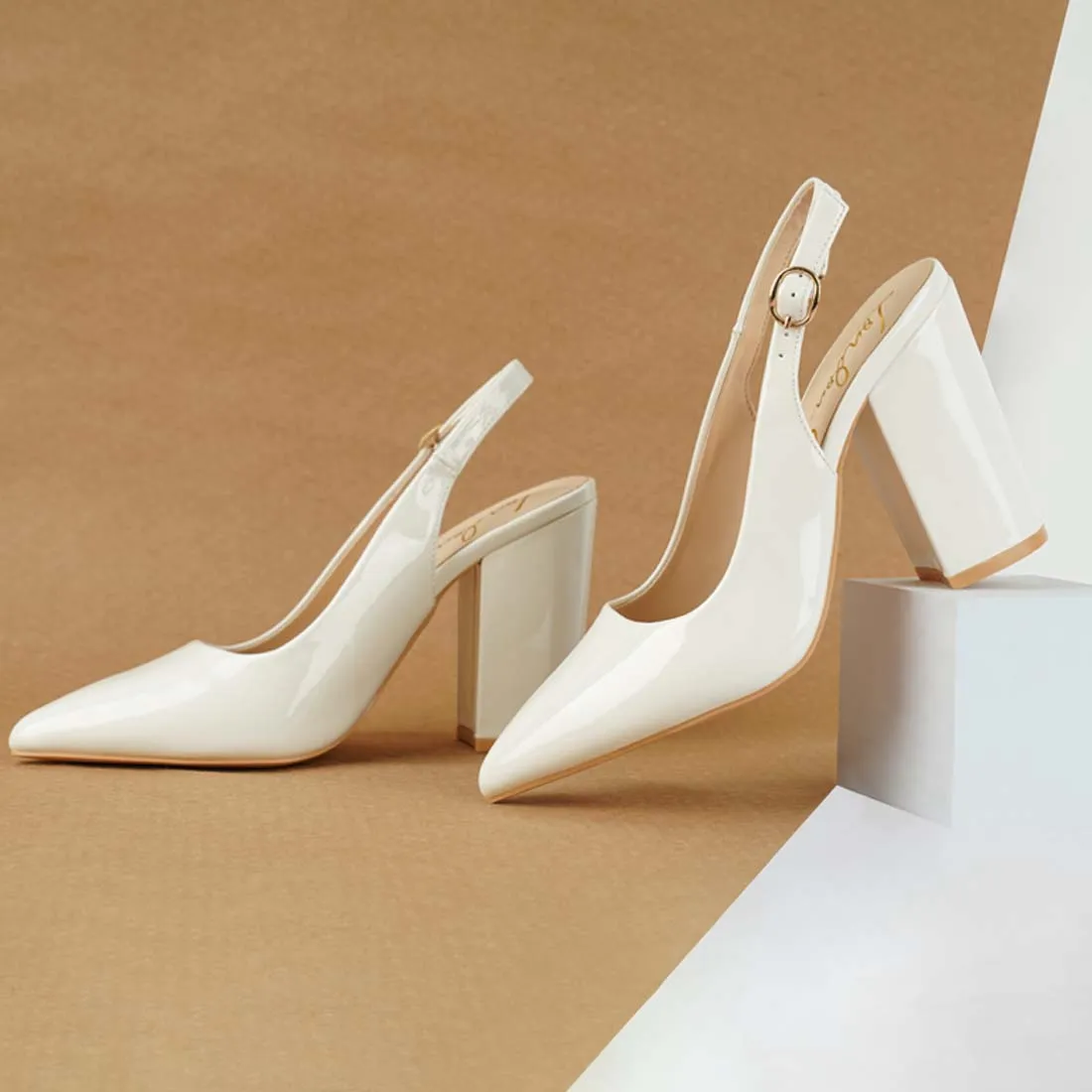 Dalaney Slingback High Block Sandals