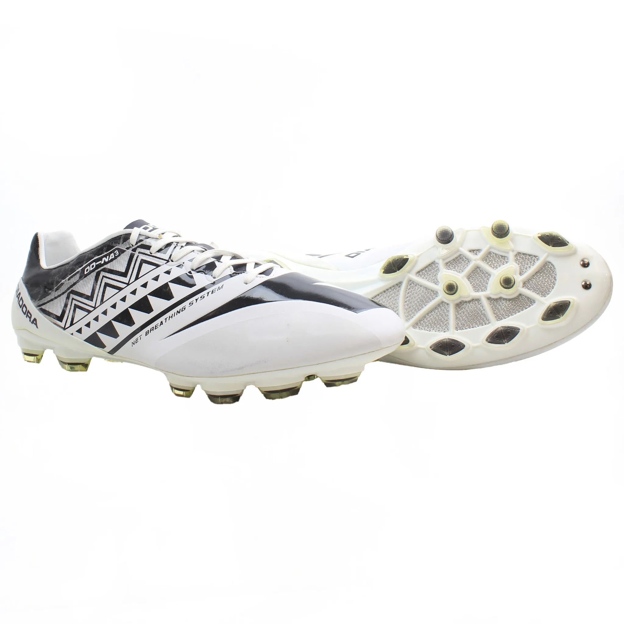 Diadora DD-NA3 GLX 14 Mens White Football Boots NO BOX