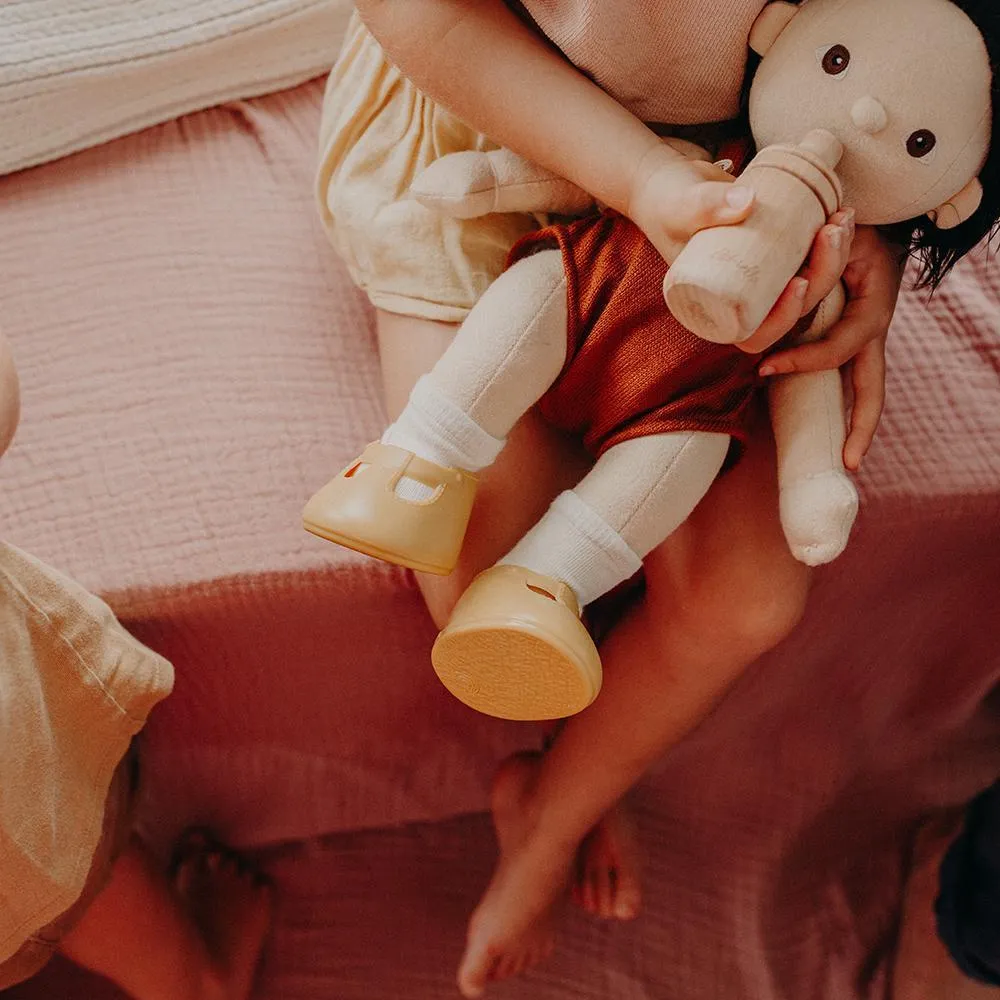 Dinkum Doll Shoes | Corn Yellow