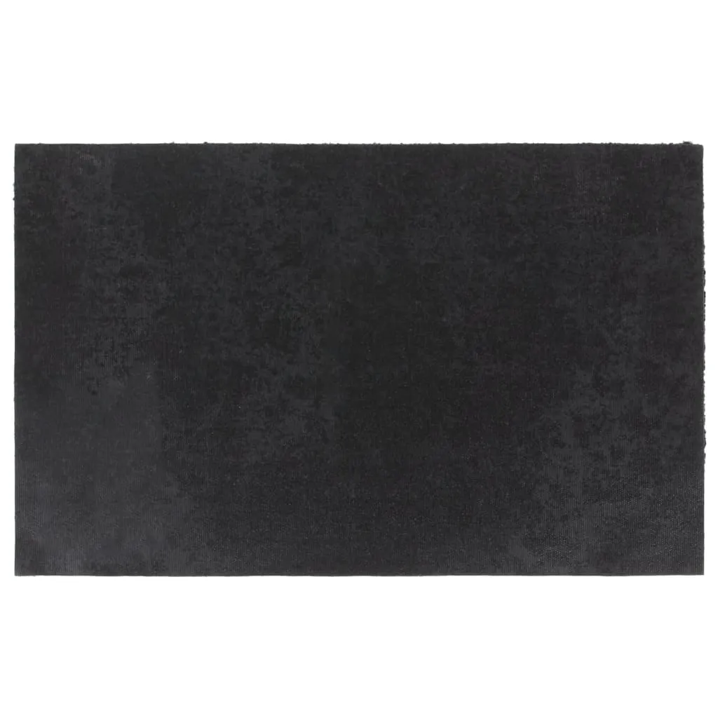 Door Mat Black 50x80 cm Tufted Coir