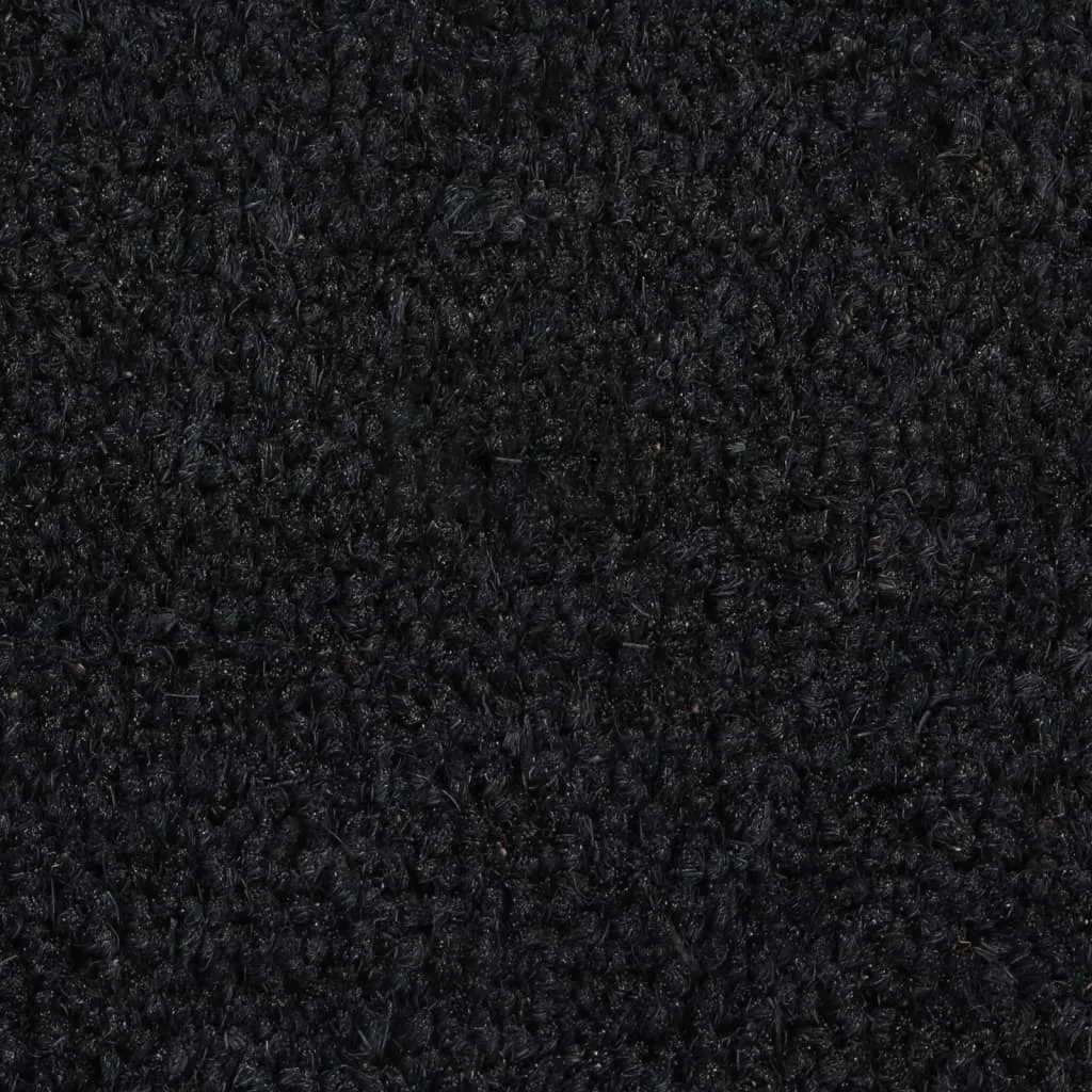 Door Mat Black 50x80 cm Tufted Coir