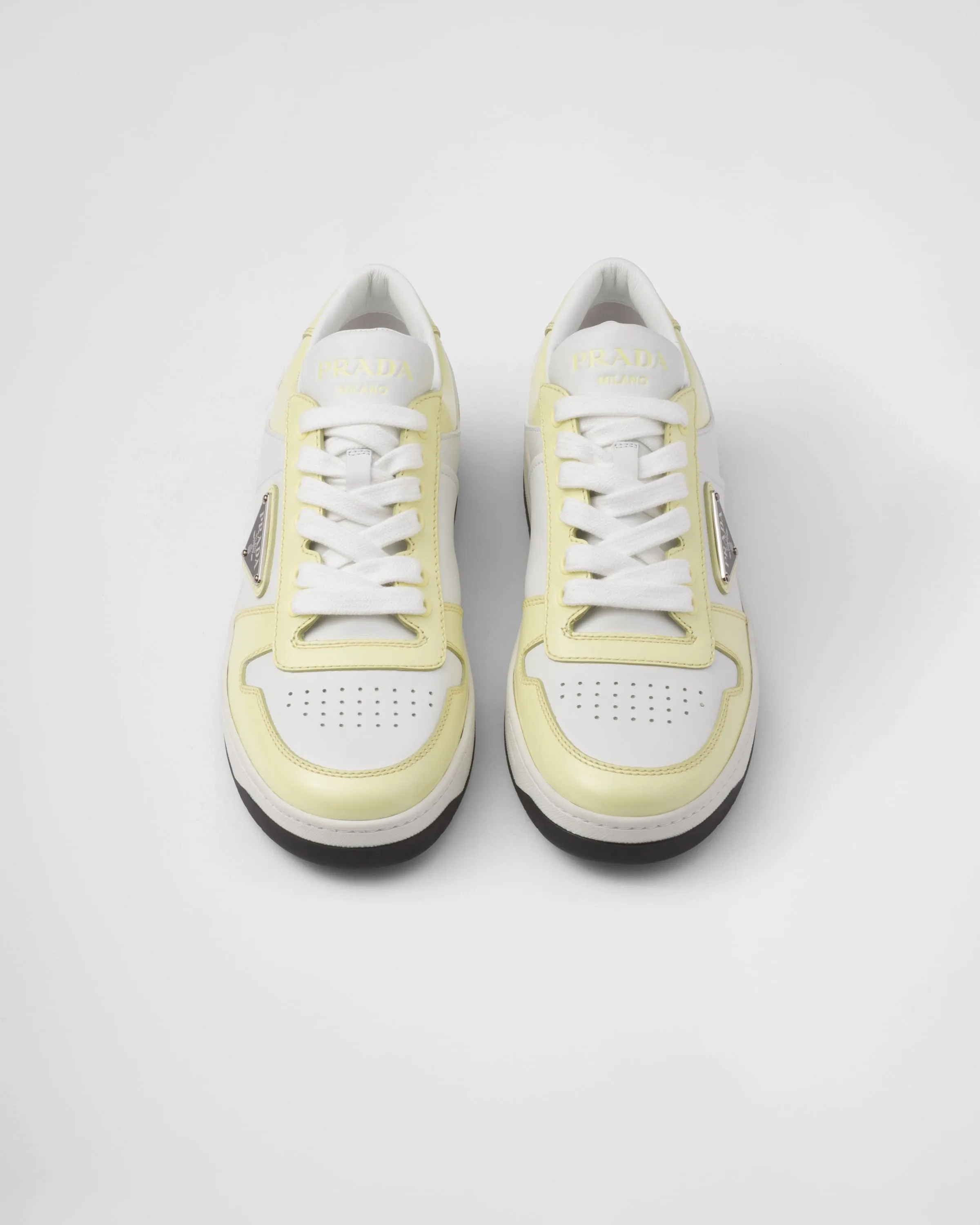 Downtown leather touch sneakers