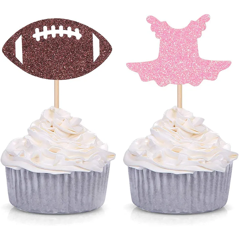Football Cupcake Toppers