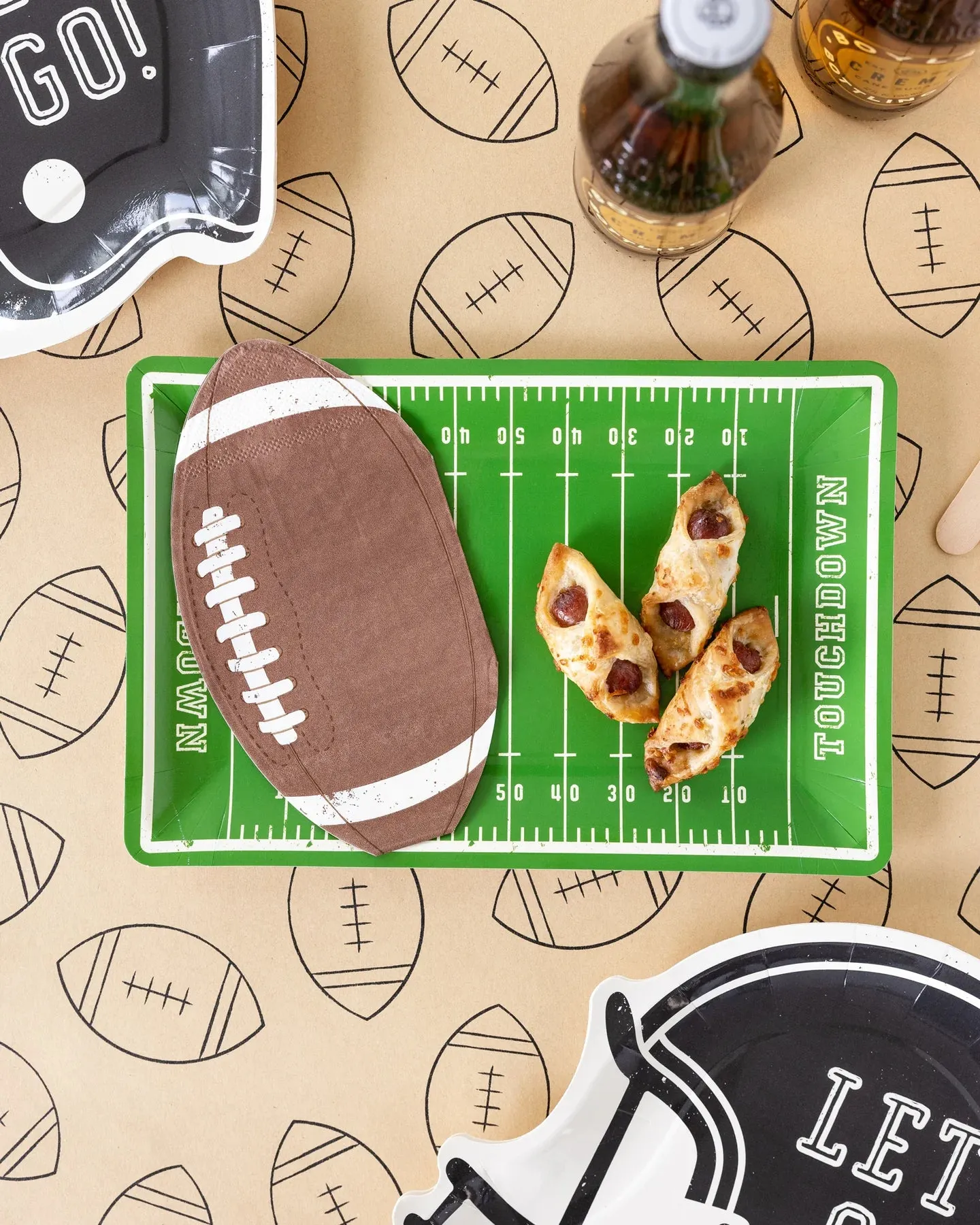Football Helmet Plate