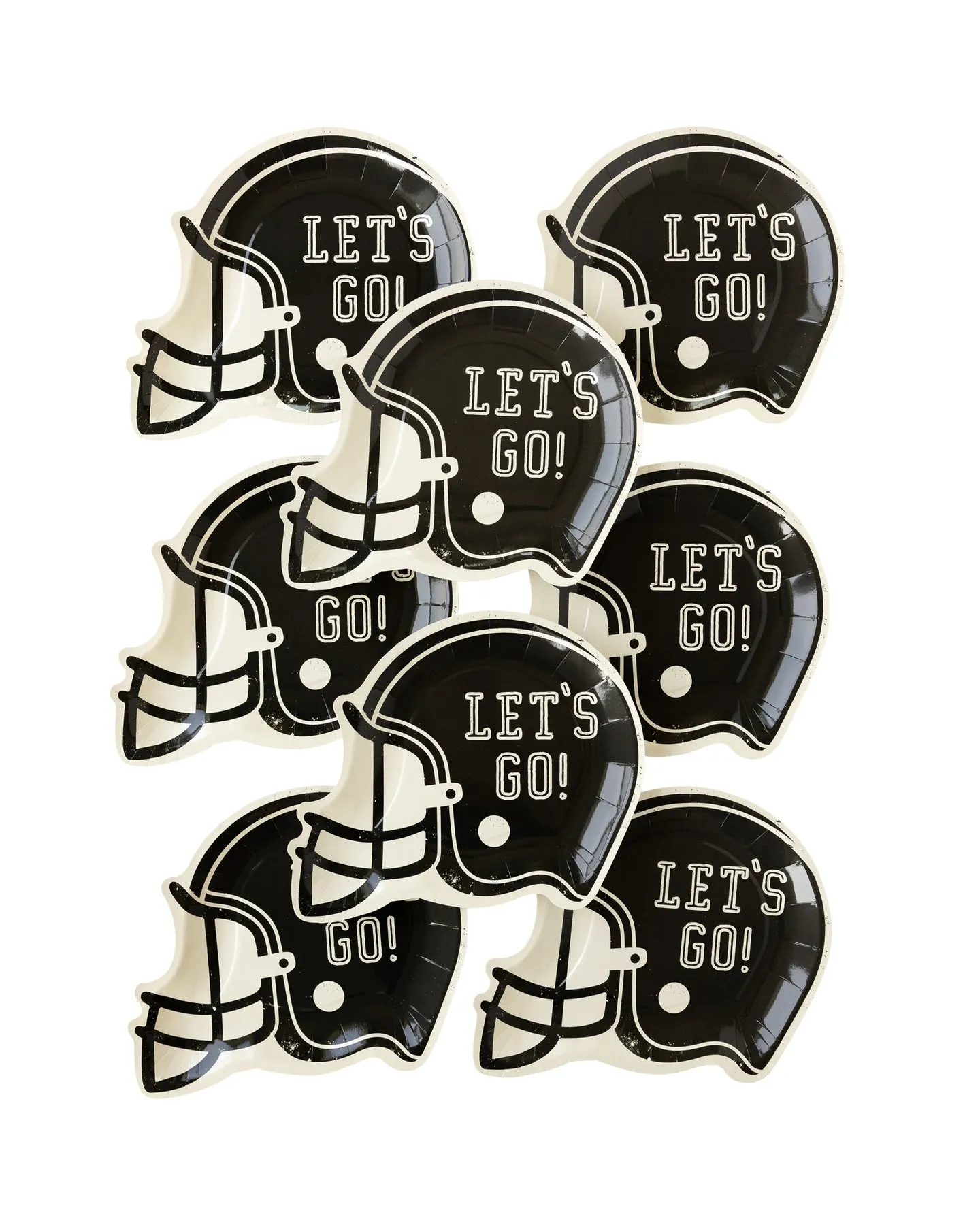 Football Helmet Shaped Paper Plate