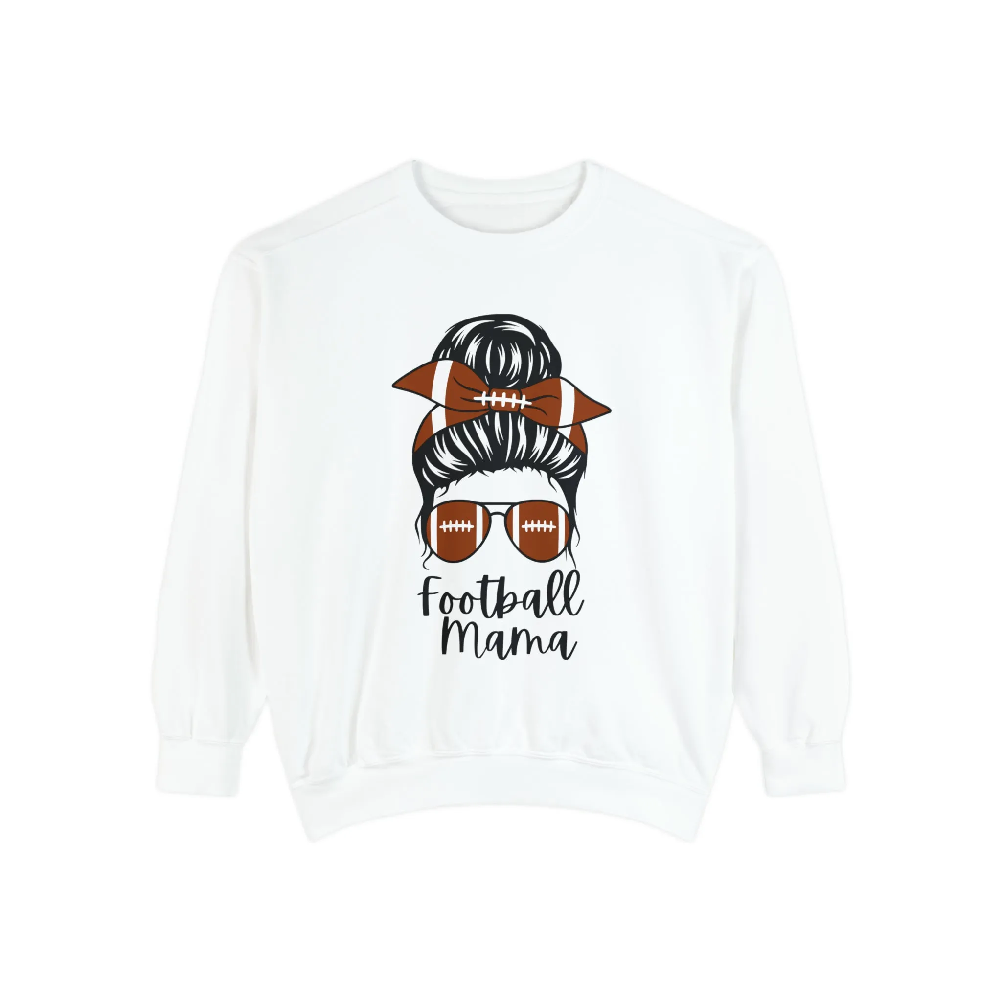 Football Mama - Garment-Dyed Sweatshirt - Football Fan Gear