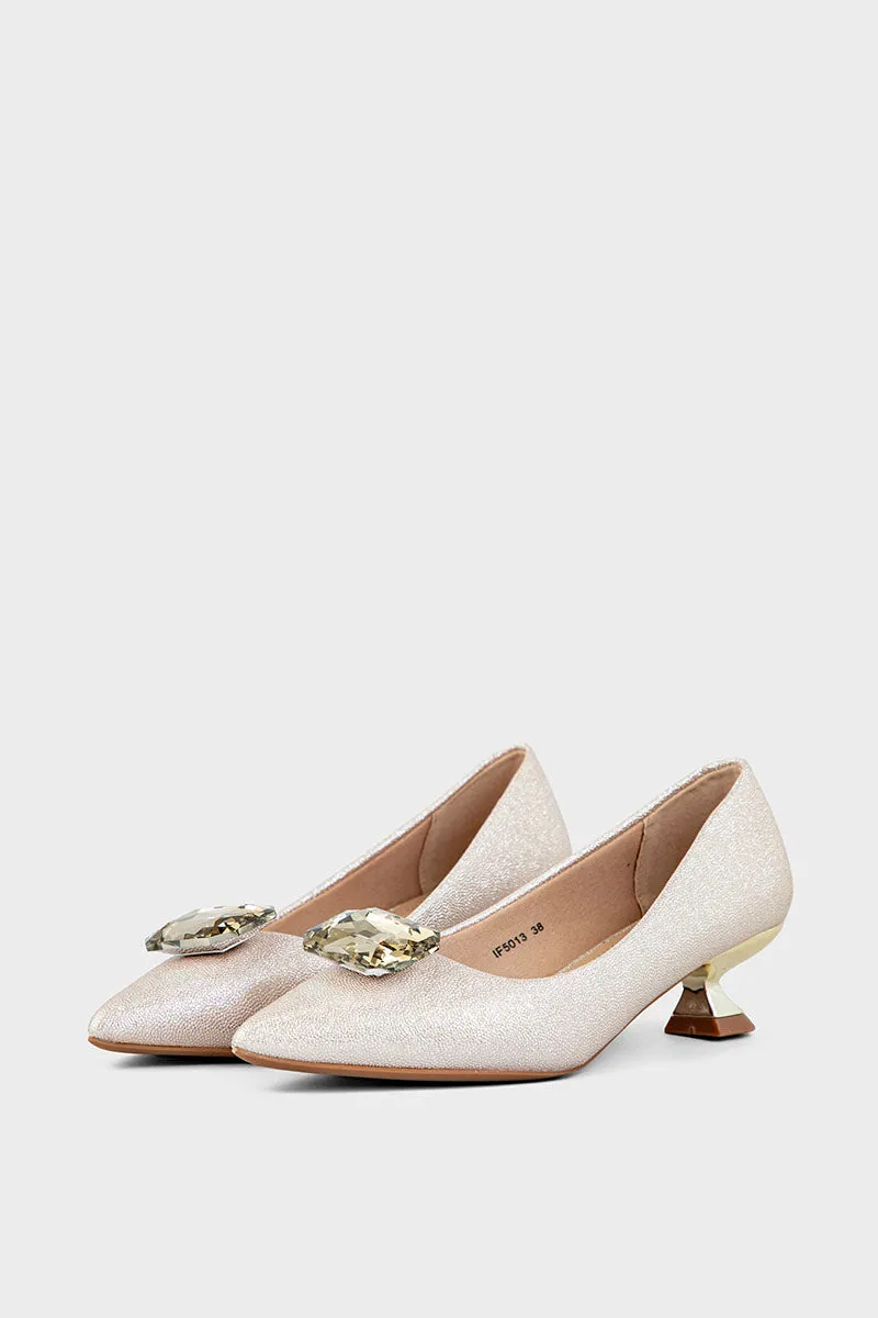 Formal Court Shoes IF5013-Golden
