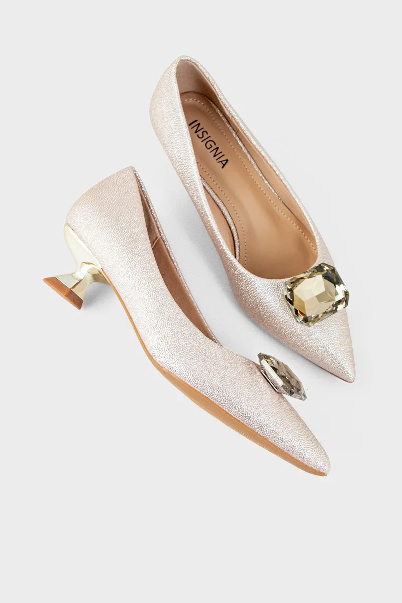 Formal Court Shoes IF5013-Golden
