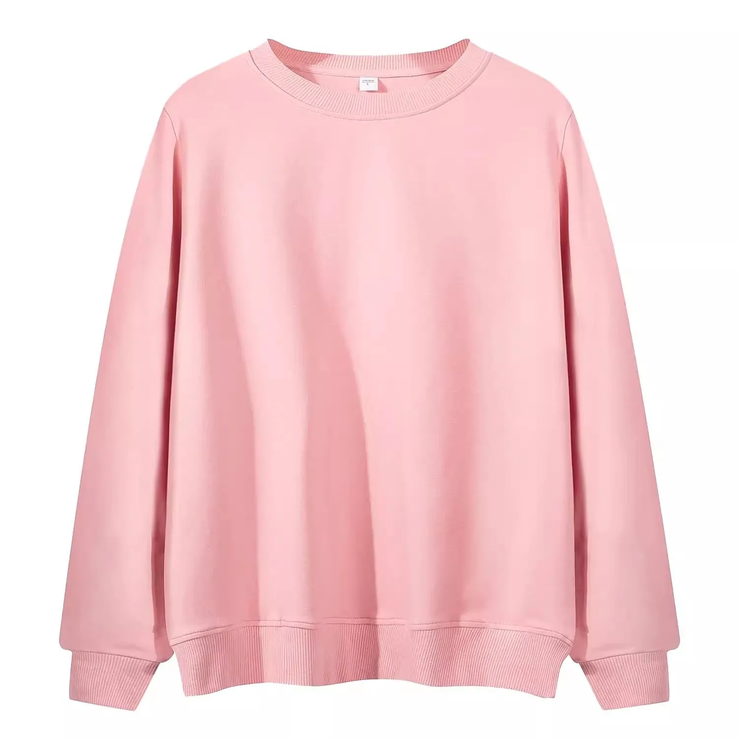 Heavyweight Crewneck Sweatshirt Oversized Casual Cotton Tops for Men & Women