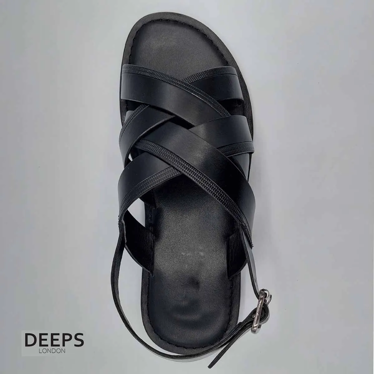 HENRY MENS CASUAL GENUINE LEATHER SLIP ON SLIDER SUMMER BEACH WEAR SANDALS