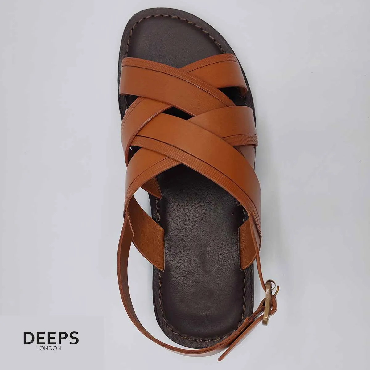 HENRY MENS CASUAL GENUINE LEATHER SLIP ON SLIDER SUMMER BEACH WEAR SANDALS