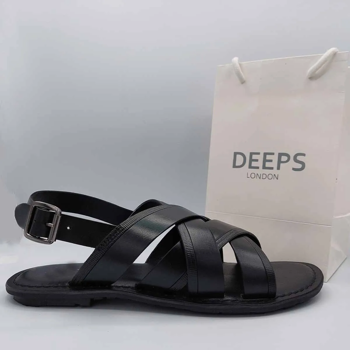 HENRY MENS CASUAL GENUINE LEATHER SLIP ON SLIDER SUMMER BEACH WEAR SANDALS