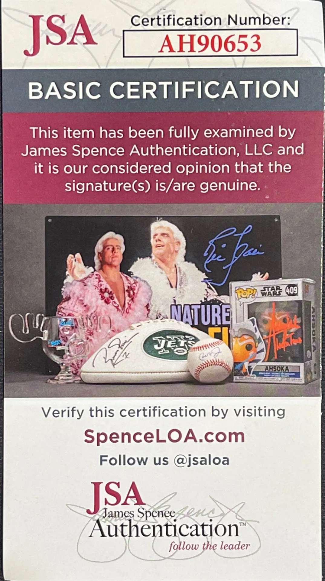 Jerry Rice & Joe Montana Autographed Authentic Wilson Football (JSA)