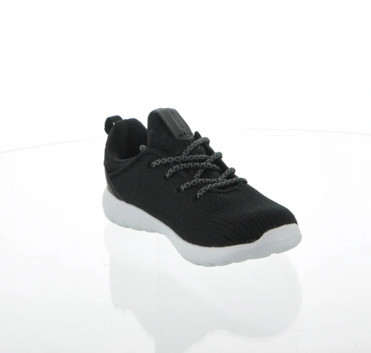 KID'S SHOES BLACK MESH TENNIS SNEAKERS 6304K