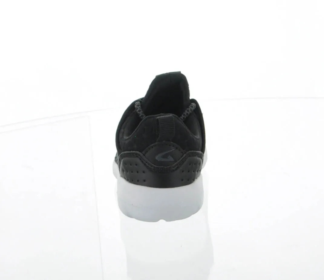 KID'S SHOES BLACK MESH TENNIS SNEAKERS 6304K