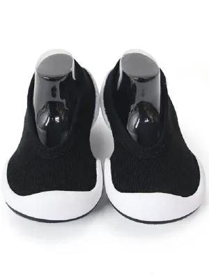 Komuello First Walker Baby Sock Shoes - Flat - Onyx
