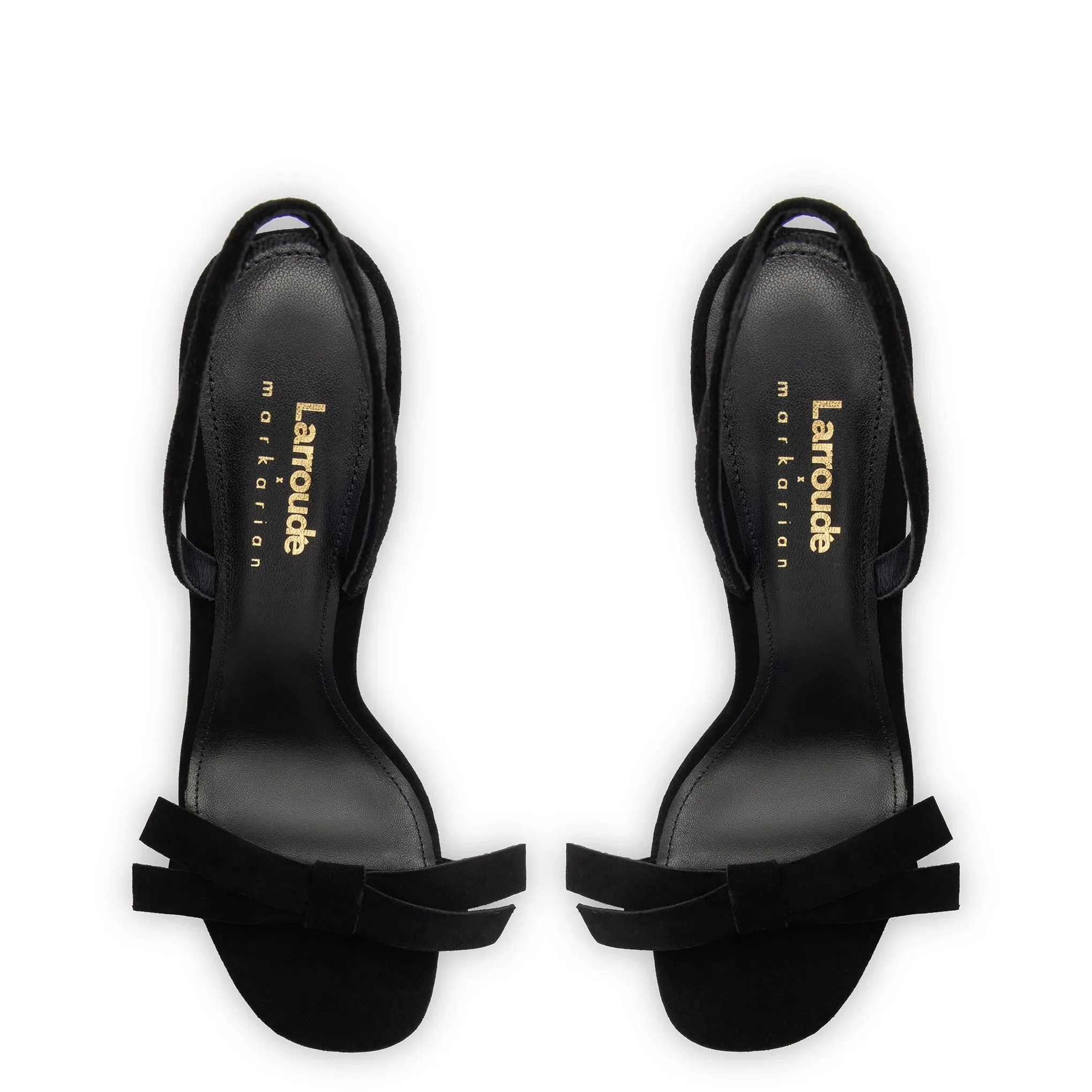 LARROUDÉ x Markarian Sandal In Black Suede