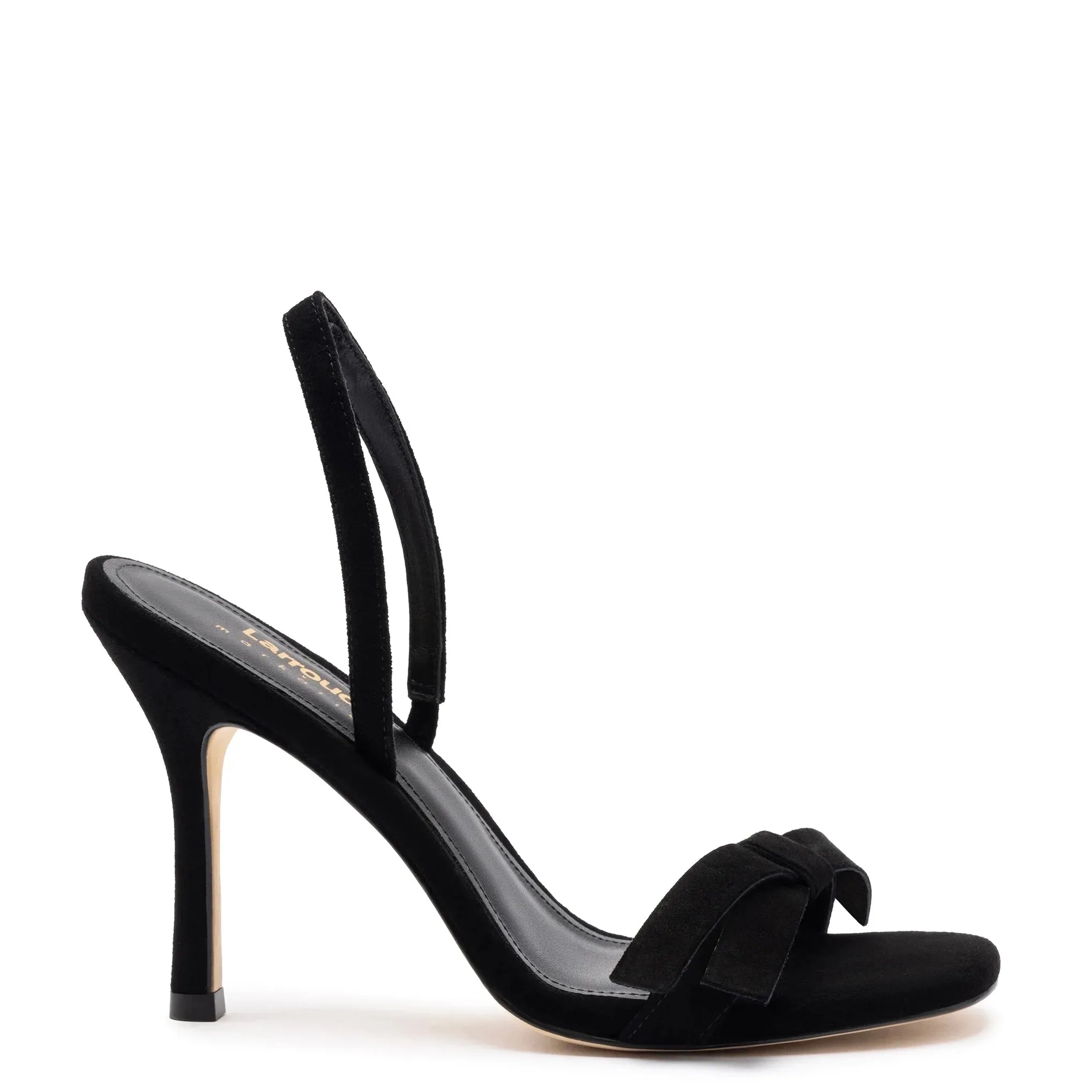 LARROUDÉ x Markarian Sandal In Black Suede