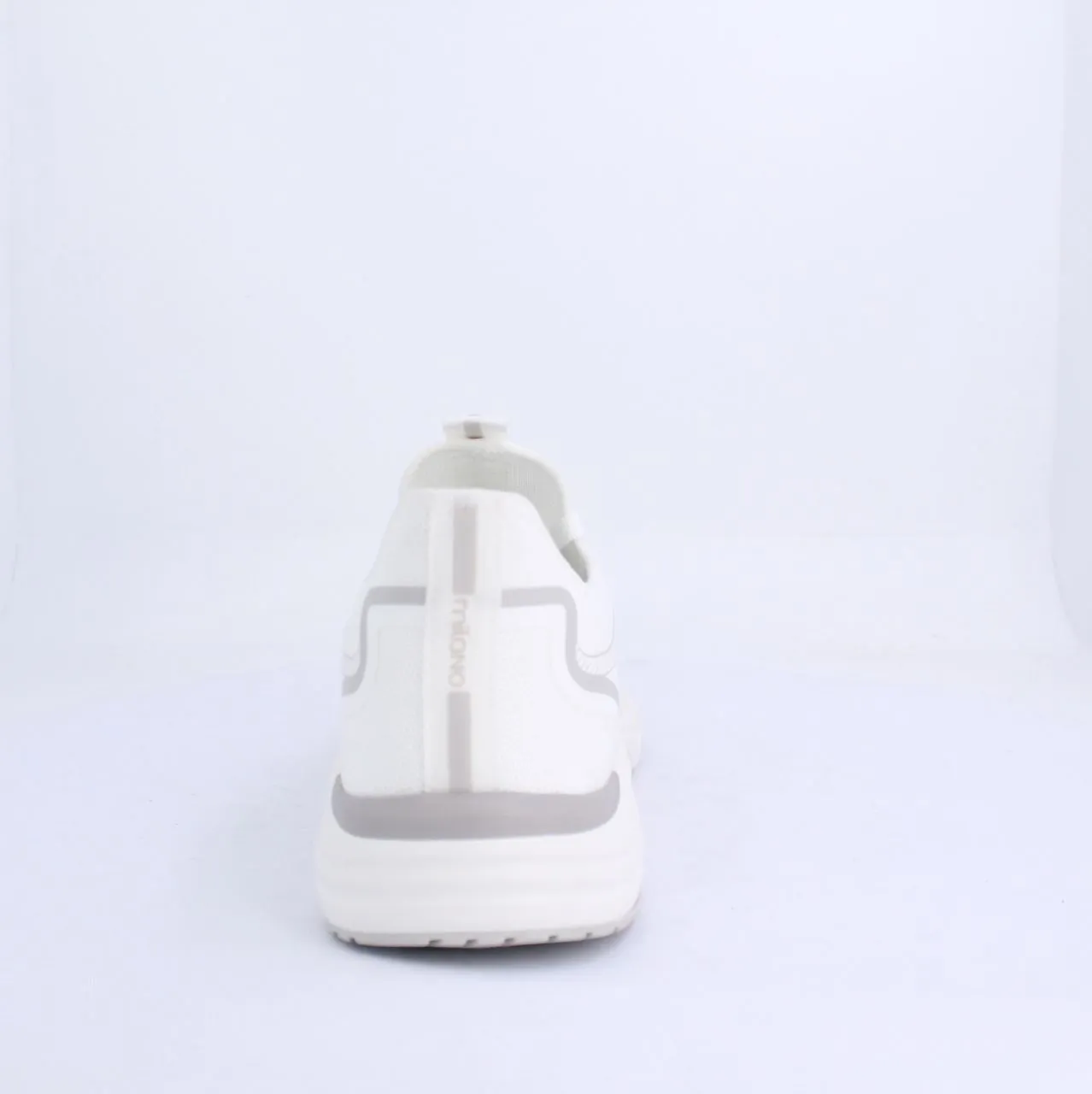 LECLERC MENS LACEUP TRAINERS-WHITE