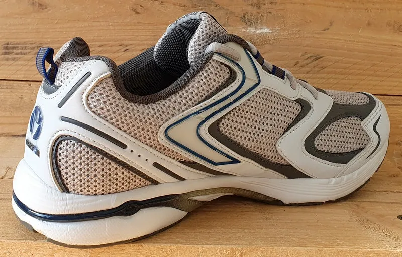 Macron Freetime Low Textile Trainers UK9/US9.5/EU43 White/Blue/Grey/Black