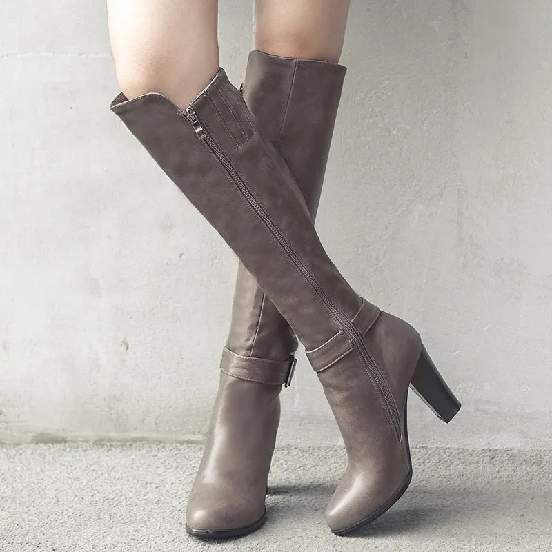 Martin boots with belt buckle - Women's Shoes