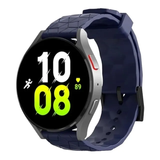 MVMT 20mm Range compatible Silicone Football Pattern Watch Straps
