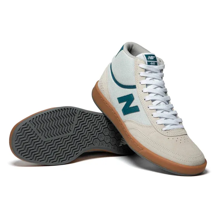 New Balance Numeric 440 High - Cream/Teal/Gum